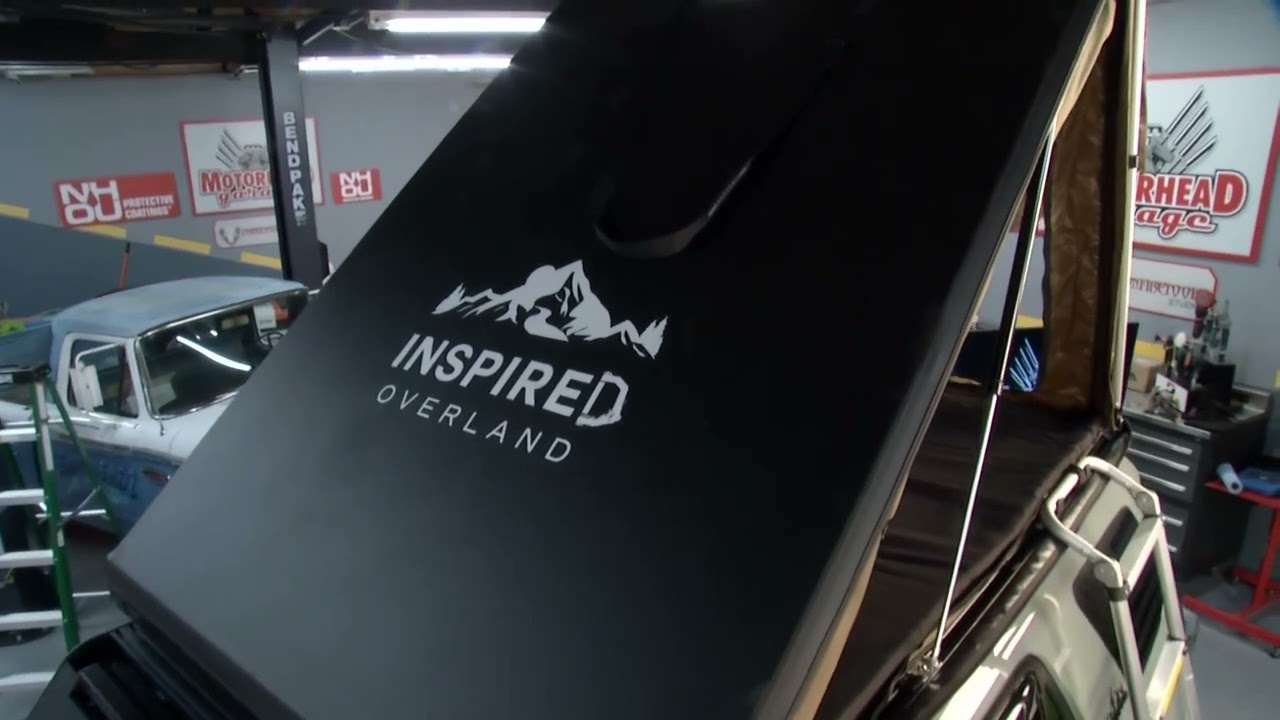 Inspired Overland's Ultra Lightweight Rooftop Tent Featured on Motörhead Garage